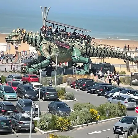 公寓 Studio-calais Plage-front De 加来